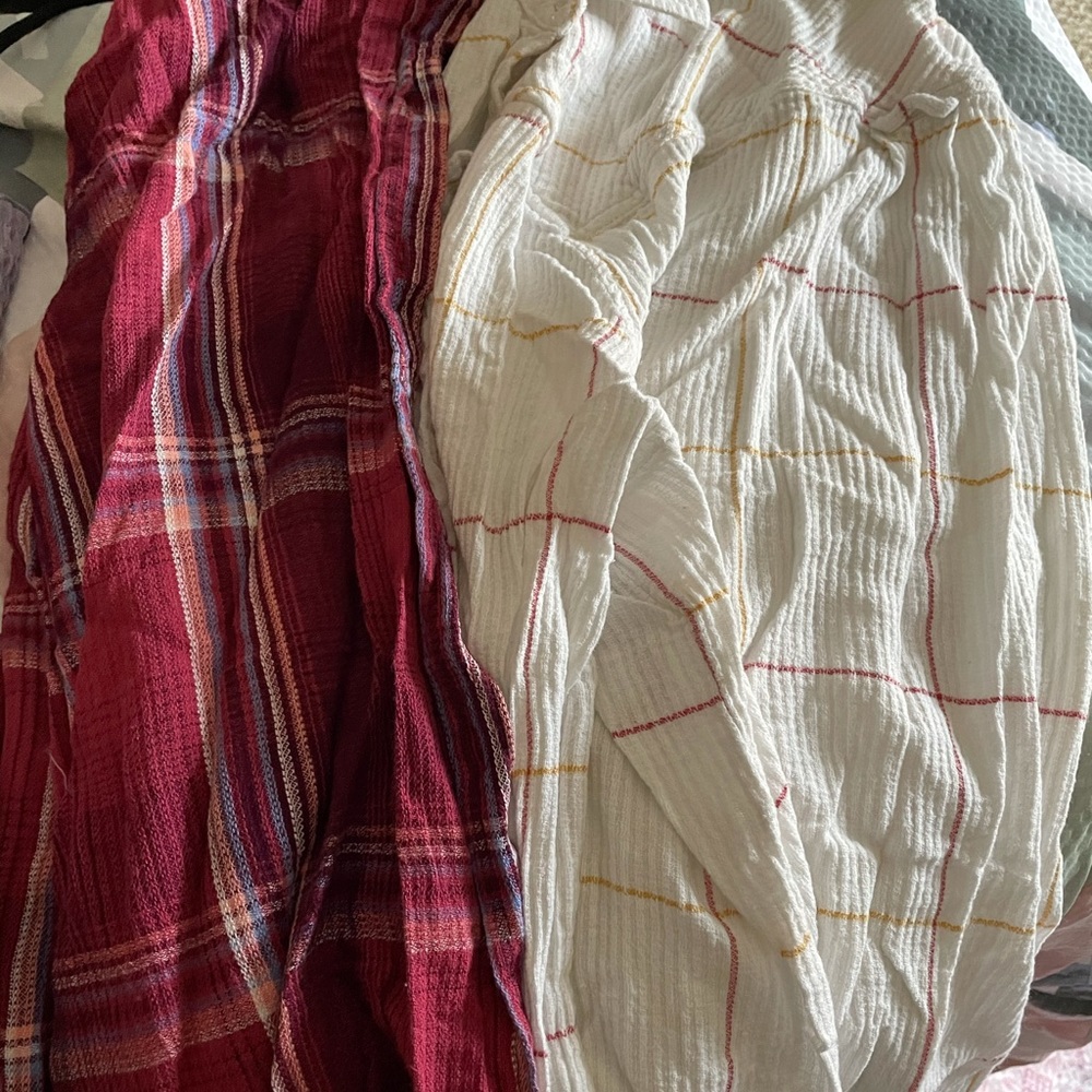 Flannel Button Up Tops - image 1